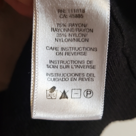 Michael Kors Sleeveless Sweater Neck Wrap Beige Black Luxury Woman Small - Picture 11 of 12